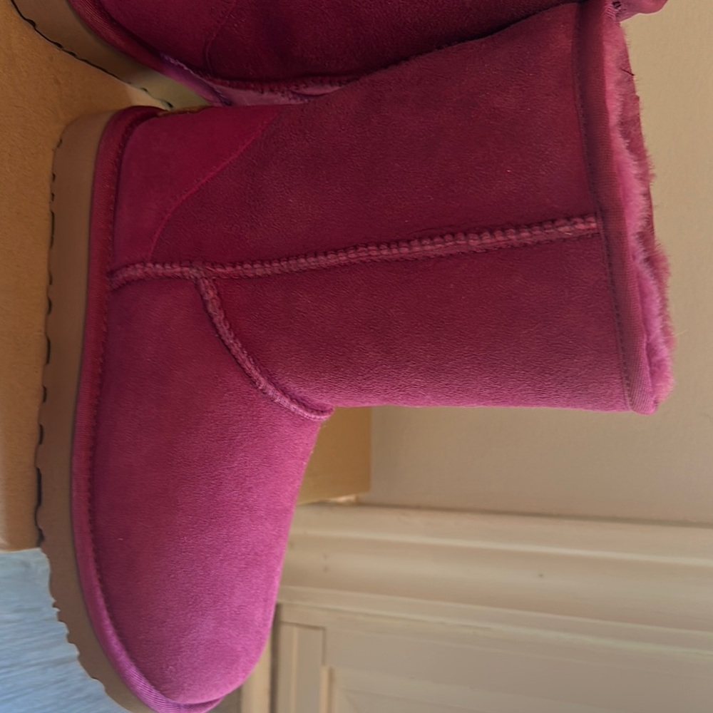 UGG Pink Classic Short II Boots - Picture 7 of 12